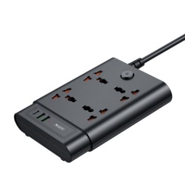 Yesido MC-11 Multi-Functional Socket, 4 Plugs + PD 20W + 2 QC3.0 Ports - 1