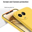 Realme Narzo 60x Solid Yellow Dropproof Silicone Phone Case - 4