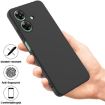 Realme Note 60 Black Liquid Silicone Dropproof Full Coverage Case - 2