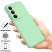 Realme 14x India Green Solid Liquid Silicone Dropproof Case - 2