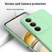 Realme 14x India Green Solid Liquid Silicone Dropproof Case - 4