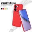 Realme P3 Ultra 5G Red Dropproof Liquid Silicone Phone Case - 3