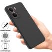 Realme P3 5G/Narzo 80x 5G Black Liquid Silicone Dropproof Case - 2