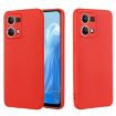 OPPO Reno8 4G Red Silicone Dropproof Full Coverage Phone Case - 2