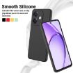 OPPO A3x Solid Color Silicone Dropproof Full Coverage Case (Black) - 3