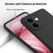 OPPO Reno13 F Solid Black Silicone Dropproof Phone Case 4G/5G - 4