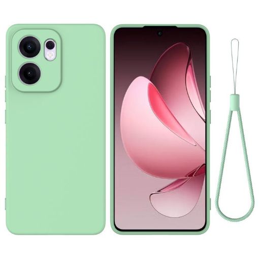 OPPO Reno13 F 4G/5G Green Silicone Dropproof Full Coverage Case - 1