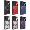Motorola Edge 50 Pro Silver Magnetic Holder Camshield Case - 2