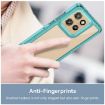 Motorola Edge 50 Neo Colorful Acrylic Hybrid TPU Case - Blue - 5