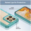Motorola Edge 50 Neo Colorful Acrylic Hybrid TPU Case - Blue - 6