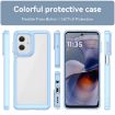 Moto G55 5G Acrylic Hybrid TPU Case - Blue, Colorful Series - 2