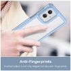 Moto G55 5G Acrylic Hybrid TPU Case - Blue, Colorful Series - 5