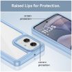 Moto G55 5G Acrylic Hybrid TPU Case - Blue, Colorful Series - 6