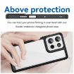 Motorola Moto G75 5G Colorful Acrylic Hybrid TPU Case (Black) - 4