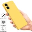 Motorola Moto E14 Yellow Liquid Silicone Dropproof Phone Case - 2