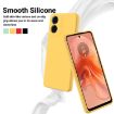 Motorola Moto E14 Yellow Liquid Silicone Dropproof Phone Case - 3