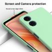 Moto E14 Green Liquid Silicone Dropproof Full Coverage Case - 4