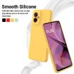 Moto G55 Yellow Silicone Dropproof Full Coverage Phone Case - 3