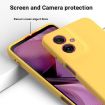 Moto G55 Yellow Silicone Dropproof Full Coverage Phone Case - 4