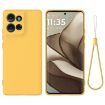 Moto G Play 2025 Yellow Silicone Dropproof Full Coverage Case - 1