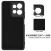 Moto G Power 2025 Black Liquid Silicone Dropproof Phone Case - 6