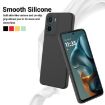 Moto G05/E15 Black Liquid Silicone Dropproof Phone Case - 3