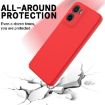 Moto G05/E15 Red Silicone Dropproof Full Coverage Phone Case - 5