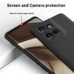 Moto G 2025 Black Liquid Silicone Dropproof Phone Case - 4