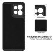 Moto G 2025 Black Liquid Silicone Dropproof Phone Case - 6