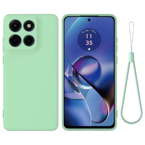 Moto G Stylus 5G 2025 Green Silicone Dropproof Case - 1