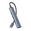 Yesido HB17 4 in 1 USB-C Type-C Multifunctional Docking HUB Adapter - 1
