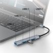 Yesido HB17 4 in 1 USB-C Type-C Multifunctional Docking HUB Adapter - 4