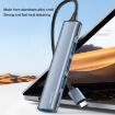 Yesido HB17 4 in 1 USB-C Type-C Multifunctional Docking HUB Adapter - 5