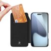 iPhone 17 Pro Max Flip Leather Case - DUX DUCIS Skin Pro (Black) - 3