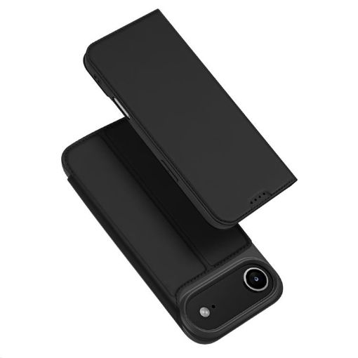 iPhone 17 Air DUX DUCIS Flip Leather Case - Black - 1