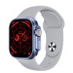 WS-E9 Ultra 2.2" IP67 Waterproof Smart Watch, Heart Rate/NFC, Silver - 1