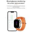 WS-E9 Ultra 2.2" IP67 Waterproof Smart Watch, Heart Rate/NFC, Silver - 5