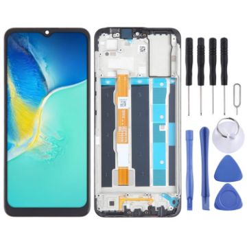 Vivo Y15c/Y15s OEM LCD Screen Digitizer Assembly with Frame - 1