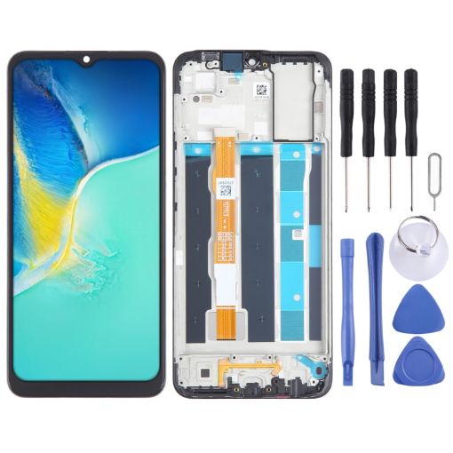 Vivo Y15c/Y15s OEM LCD Screen Digitizer Assembly with Frame - 1