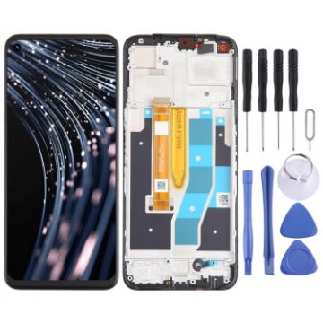 Realme V25 OEM LCD Screen Digitizer Assembly with Frame - 1