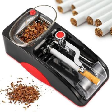 Red Automatic Electric Cigarette Injector, 6.5mm, US Plug - 1