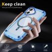 iPhone 17 Transparent Blue MagSafe TPU + PC Case - 6