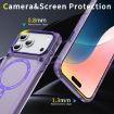 iPhone 17 Pro MagSafe TPU+PC Case - Transparent Purple Skin Feel - 3