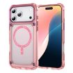 iPhone 17 Pro Max MagSafe Transparent Pink TPU + PC Case - 1