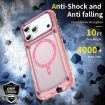 iPhone 17 Pro Max MagSafe Transparent Pink TPU + PC Case - 6