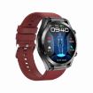 ET450 Smart Watch, 1.39" IP67 Waterproof, ECG/Glucose, Red Band - 1