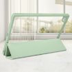 Samsung Galaxy Tab A8 Green 3-Fold Acrylic Smart Leather Case - 6