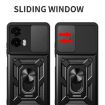 Moto G35 5G Global Case Black: Sliding Camera Cover TPU+PC - 4