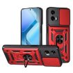 Moto G 5G 2024 Red TPU+PC Case with Sliding Camera Cover - 1