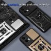 Moto G 5G 2024 Red TPU+PC Case with Sliding Camera Cover - 4